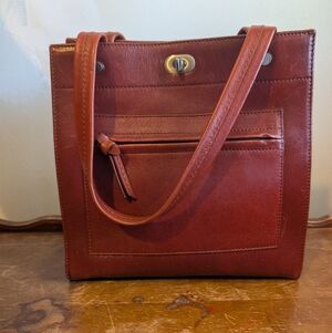 Small Brown Leather Handbag